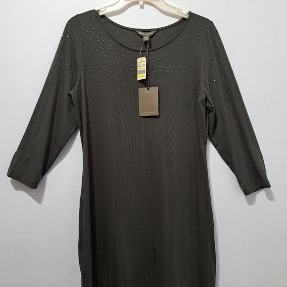 Tommy Bahama Studded Embellished Pullover Ligthweight Mini Dress Pepper Med NWT - Picture 5 of 14